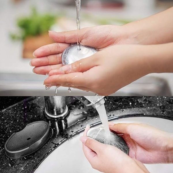 Steel Odor Remover Soap & Holder