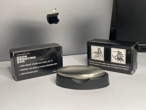 Steel Odor Remover Soap & Holder
